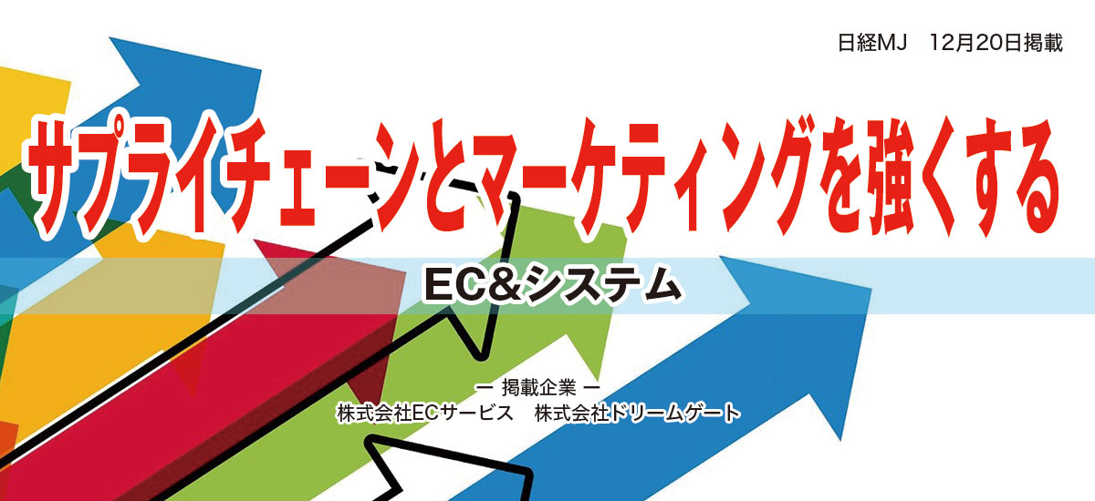 サプライチェーンとマーケティングを強くするEC&システムのイメージ画像