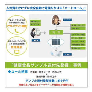 オートコールで電話営業(テレアポ)を支援のイメージ画像