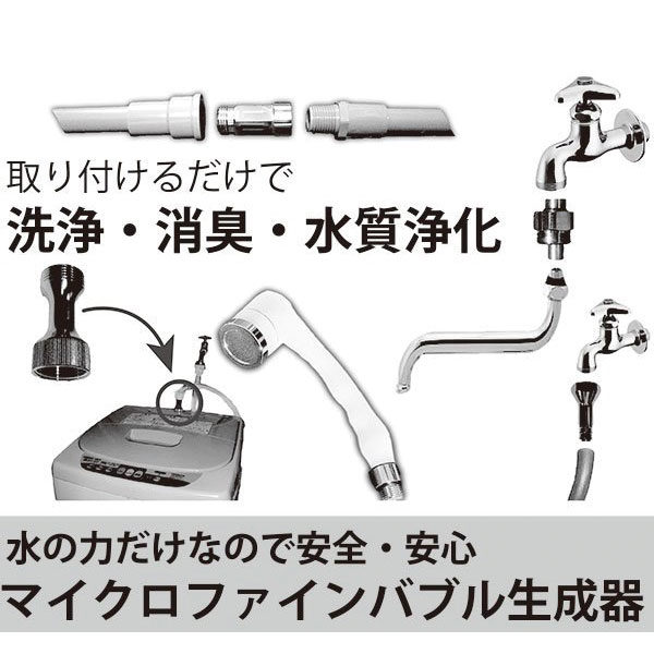 産業界にも進出！液中の気体をマイクロファインバブル化のイメージ画像
