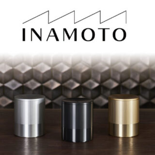 アルミニウム素材の美しさをINAMOTOの技術で表現した容器のイメージ画像