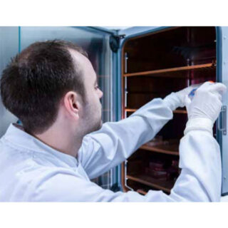 インキュベータ内のCO2計測とモニタリングのイメージ画像