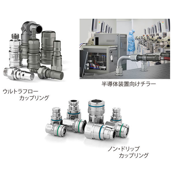 冷却の高効率化とクリーン環境維持とを実現するカップリングのイメージ画像