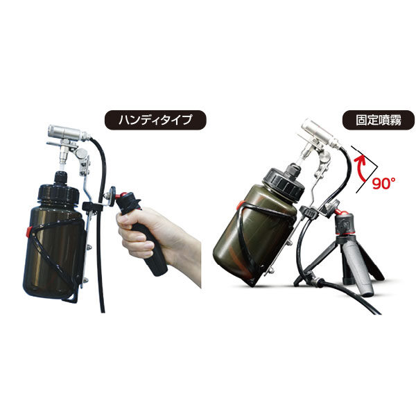 効果的な除菌消臭ができる〝アクアネット噴霧システム〟のイメージ画像