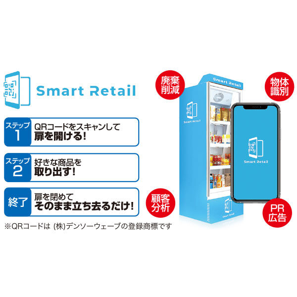 低コストで出店できる〝次世代〟無人販売機「スマリテ」のイメージ画像