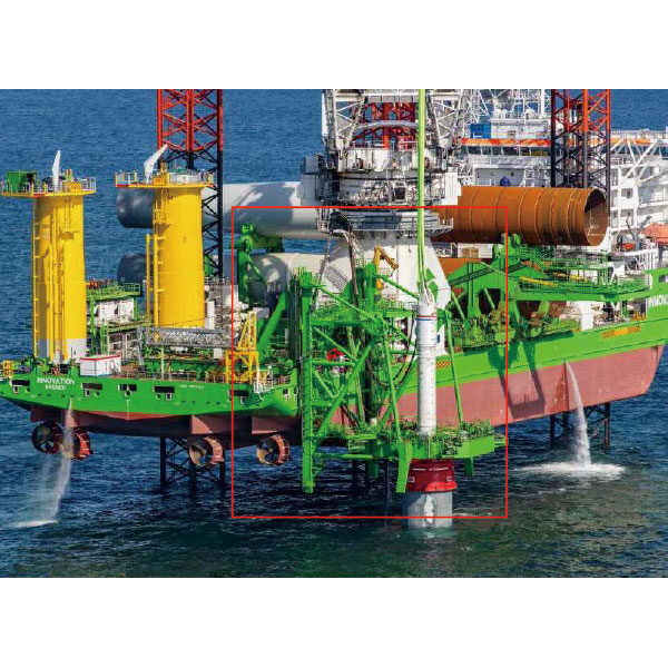 洋上風力発電の建設に関わる海洋設備と機器の販売のイメージ画像