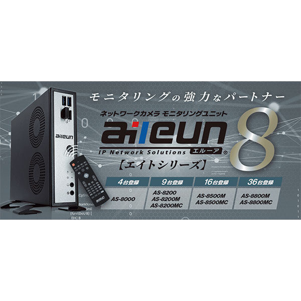 ネットワークカメラ モニタリングユニット エルーアシリーズのイメージ画像