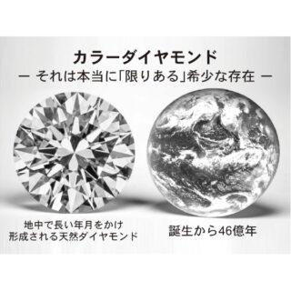 なぜ天然カラーダイヤモンドはその価値を保ち続けるのかのイメージ画像